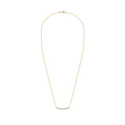 1.32TCW Round Cut Diamond Moissanite April Birthstone Necklace