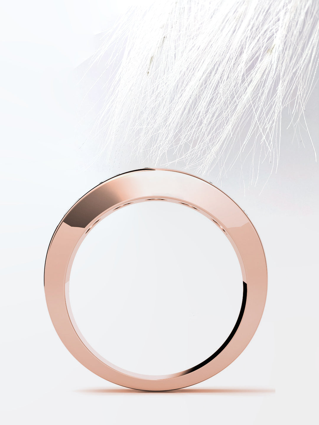 Round Cut Five Stone With Channel Row Moissanite Men's Diamond Wedding Band