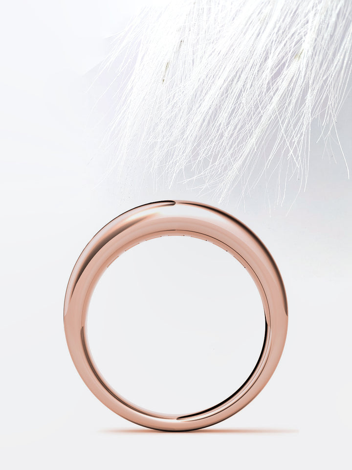 Princess Cut Seven Stone Moissanite Men's Diamond Wedding Band