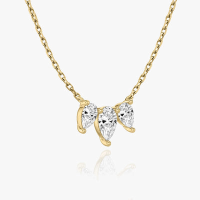 1.0 TCW Pear F/VS Lab Grown Diamond Necklace