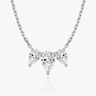 2.0 TCW Pear F/VS Lab Grown Diamond Necklace