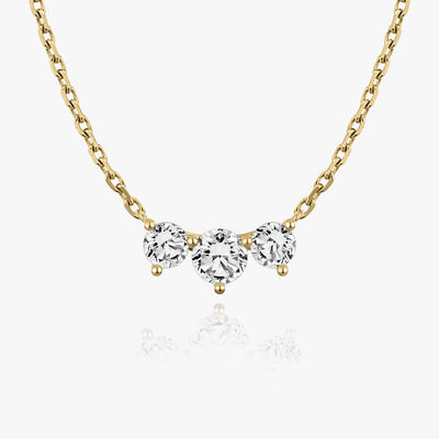 1.0 TCW Round F/VS Lab Grown Diamond Necklace