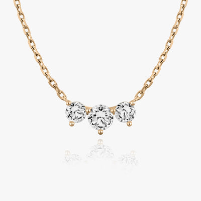 1.0 TCW Round F/VS Lab Grown Diamond Necklace