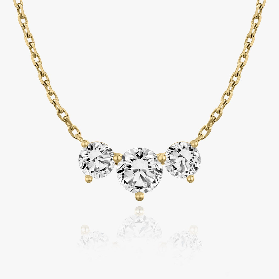 2.0 TCW Round F/VS Lab Grown Diamond Necklace