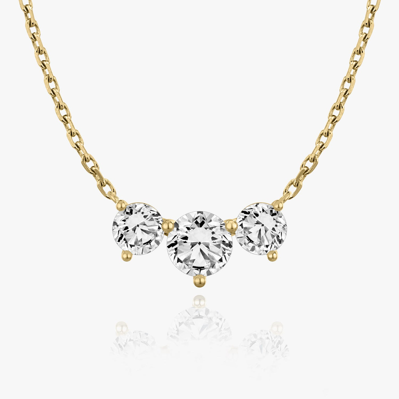 2.0 TCW Round F/VS Lab Grown Diamond Necklace