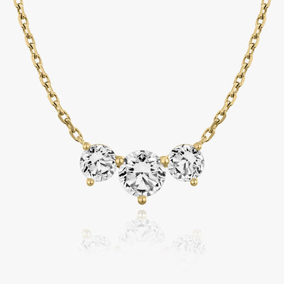 2.0 TCW Round F/VS Lab Grown Diamond Necklace