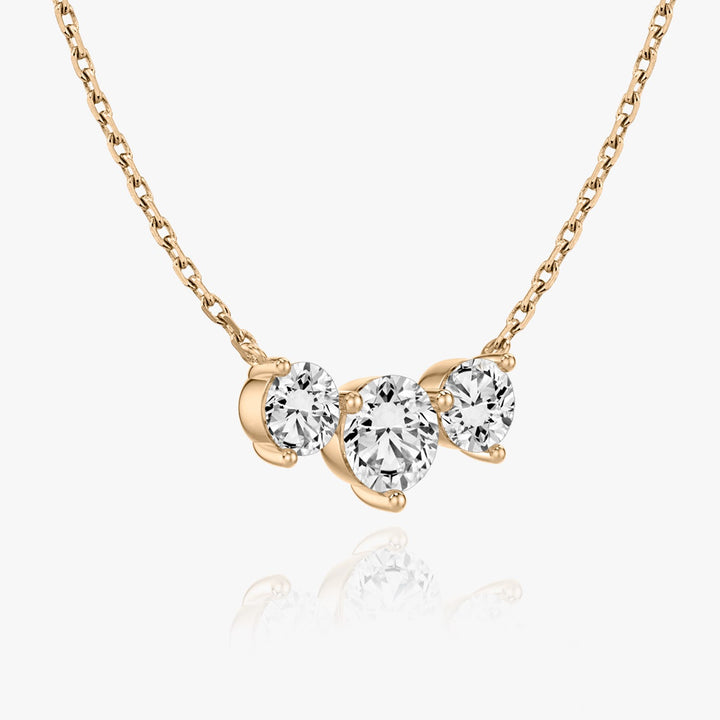 2.0 TCW Round F/VS Lab Grown Diamond Necklace