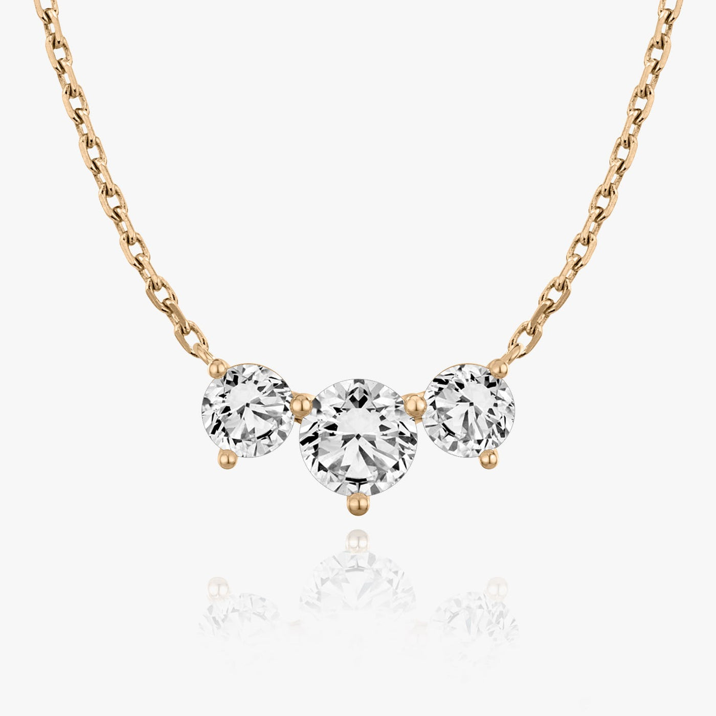 2.0 TCW Round F/VS Lab Grown Diamond Necklace