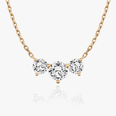 2.0 TCW Round F/VS Lab Grown Diamond Necklace