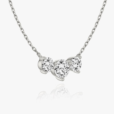 2.0 TCW Round F/VS Lab Grown Diamond Necklace