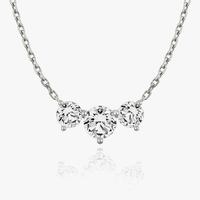 2.0 TCW Round F/VS Lab Grown Diamond Necklace