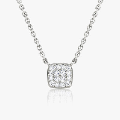 0.10 TCW Round F/VS Lab Grown Diamond Necklace