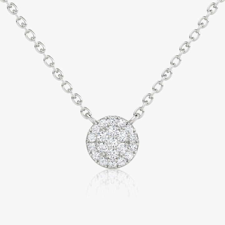 0.12 TCW Round F/VS Lab Grown Diamond Necklace