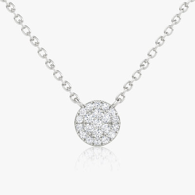 0.12 TCW Round F/VS Lab Grown Diamond Necklace