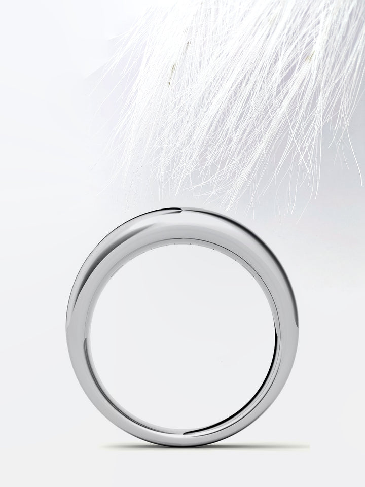 Princess Cut Seven Stone Moissanite Men's Diamond Wedding Band