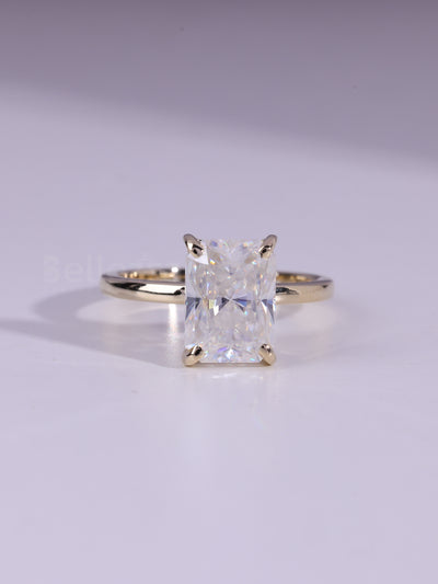 1.50CT Radiant Cut Diamond Solitaire Moissanite Engagement Ring
