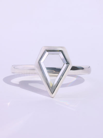 1.50CT Kite Cut Unique Diamond Solitaire Engagement Ring