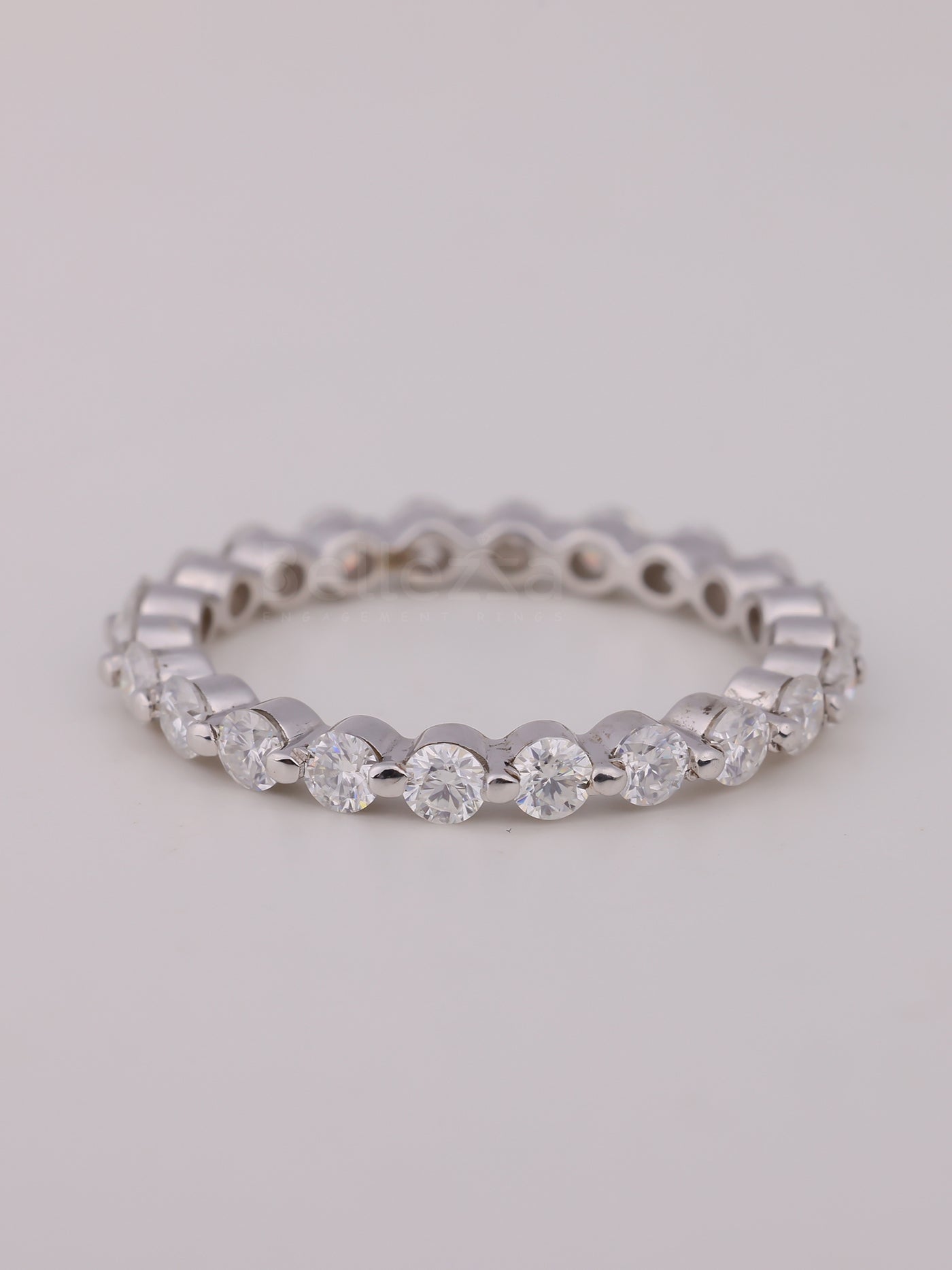 0.80TCW Round Cut Diamond Full Eternity Wedding Band