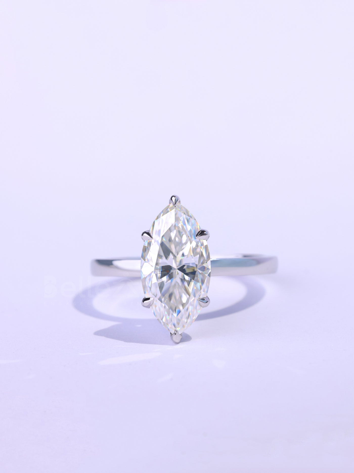 2.0CT-3.0CT Marquise Cut Classic Solitaire Engagement Ring