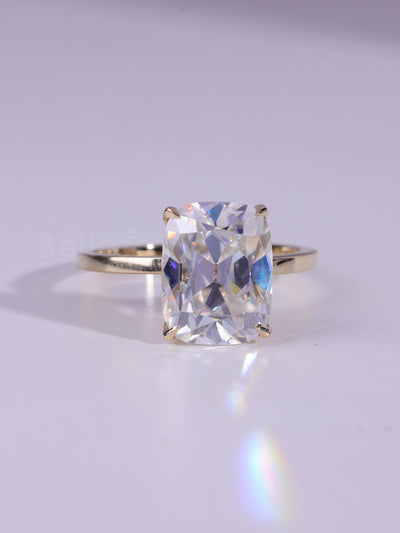 1.50CT Elongated Cushion Cut Solitaire Engagement Ring