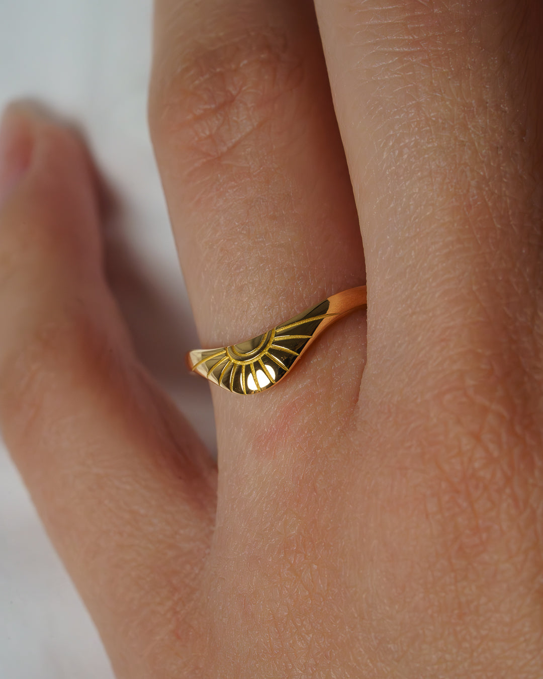 Plain Curved Wedding Band