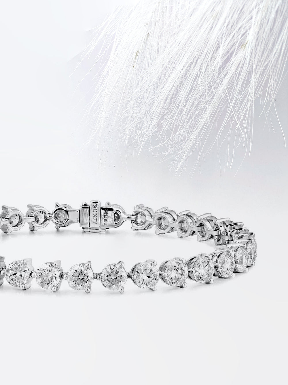 10.71ct Round Cut Tennis Moissanite Diamond Bracelet For Women