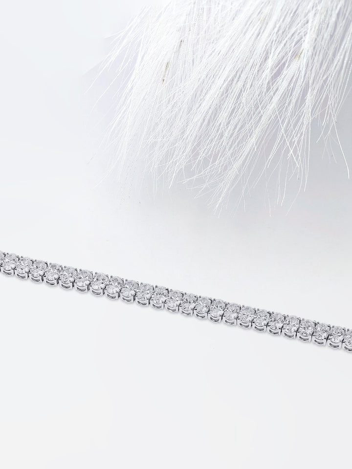 9.8ct Oval Cut Tennis Moissanite Diamond Bracelet For Women