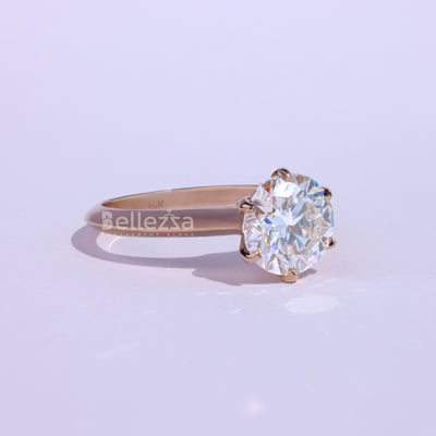 1.50CT Round Cut Solitaire Engagement Ring - Ready To Ship
