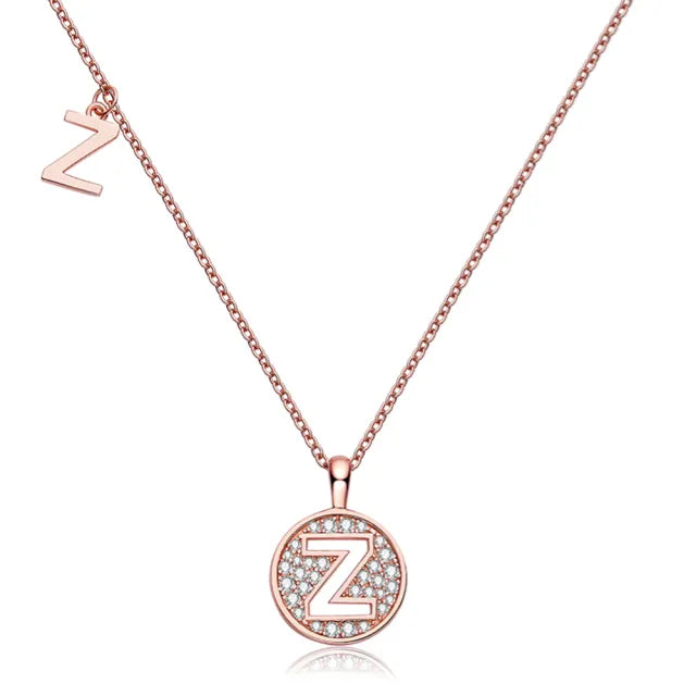 " Z " Letter Moissanite Diamond Necklase for Women
