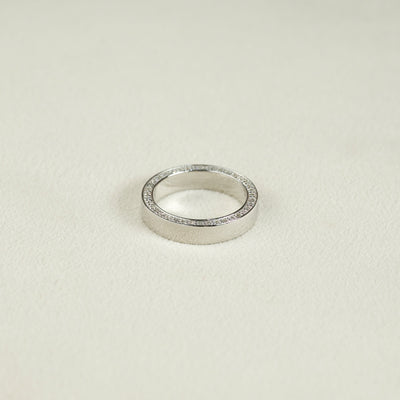 Round Cut Channel Moissanite Men's Diamond Wedding Band