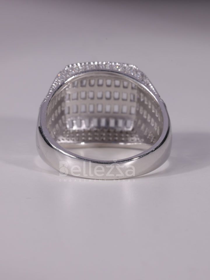 3.0TCW Baguette Cut Unique Men's Engagement Ring For Him