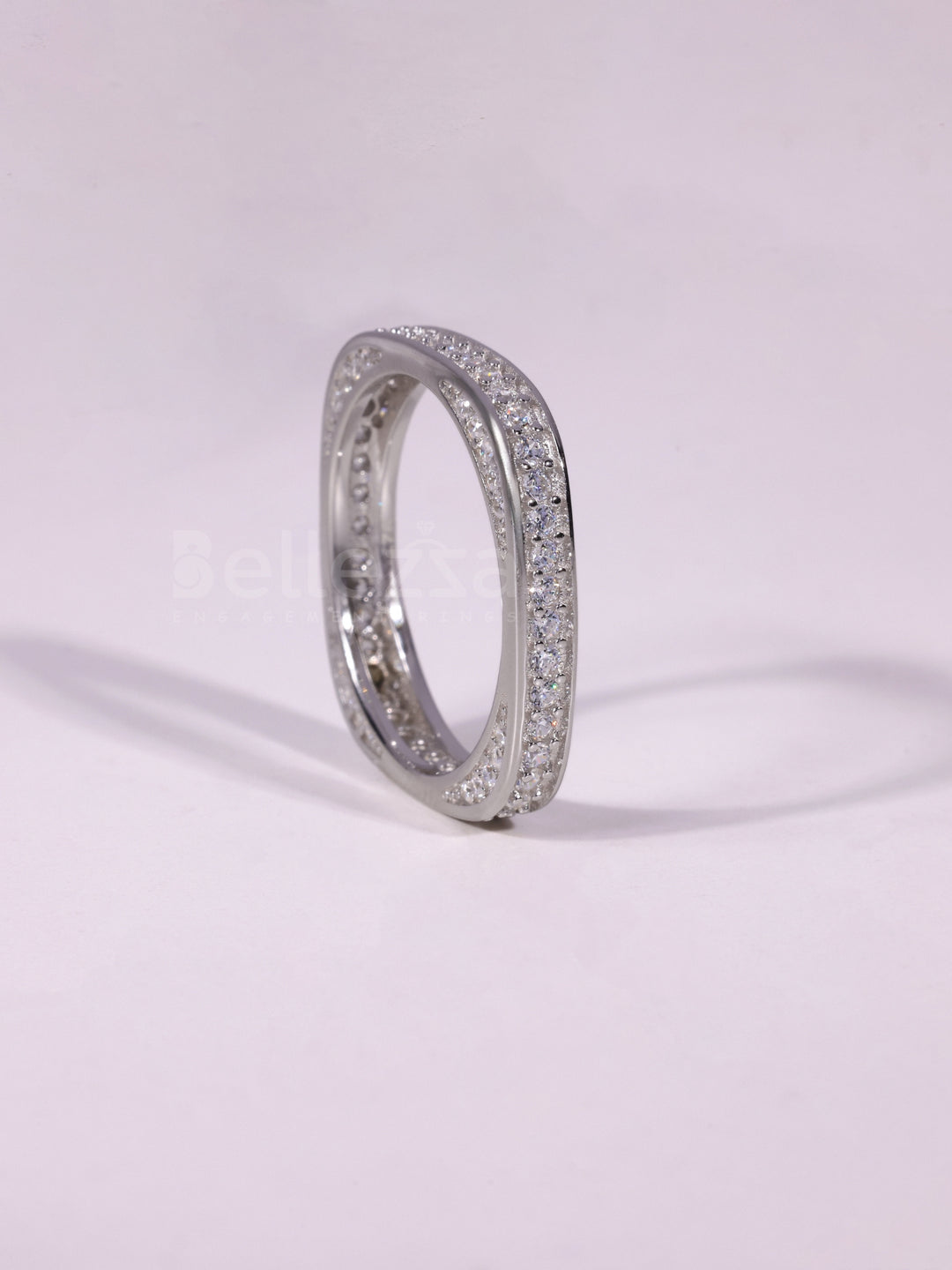 0.50TCW Round Cut Unique Eternity Wedding Band For Her
