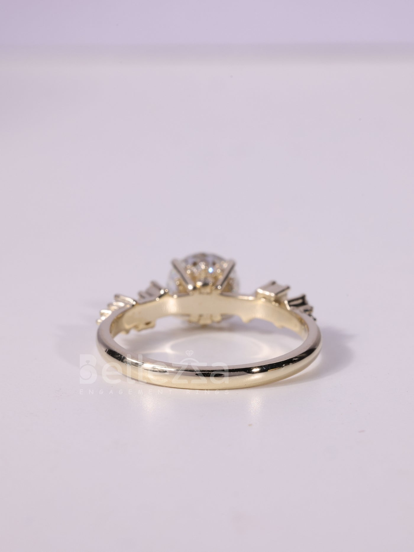 1.0CT-2.0CT Round Brilliant Cut Cluster Diamond Engagement Ring