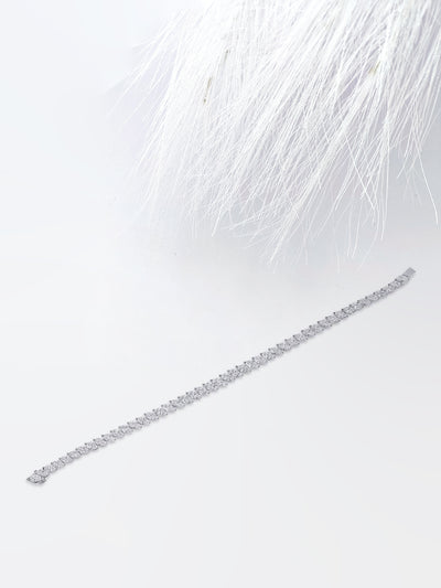 8.18ct Marquise Cut Tennis Moissanite Diamond Bracelet For Women