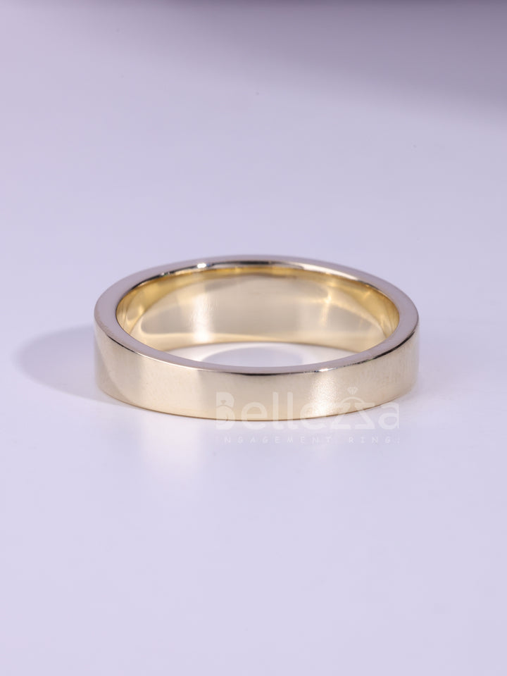 1.0CTW Round Cut Channle Set Men's Wedding Band