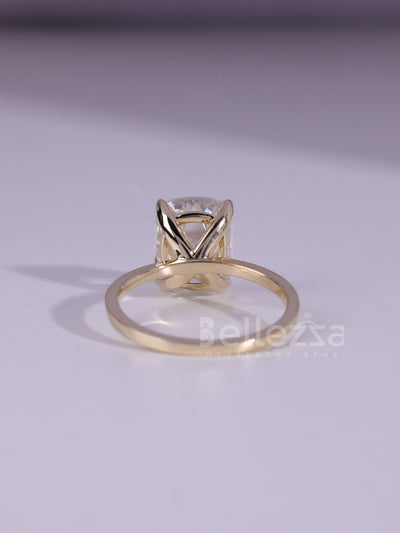 1.50CT Elongated Cushion Cut Solitaire Engagement Ring