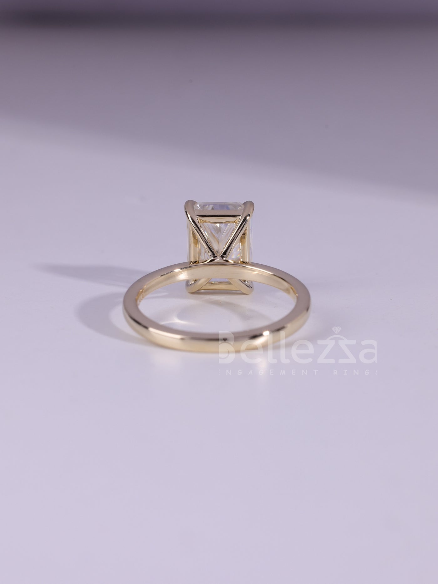 1.50CT Radiant Cut Diamond Solitaire Moissanite Engagement Ring