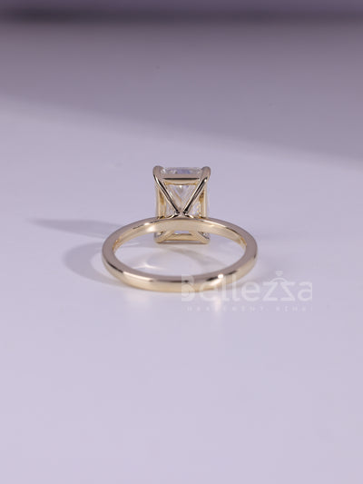 1.50CT Radiant Cut Diamond Solitaire Moissanite Engagement Ring