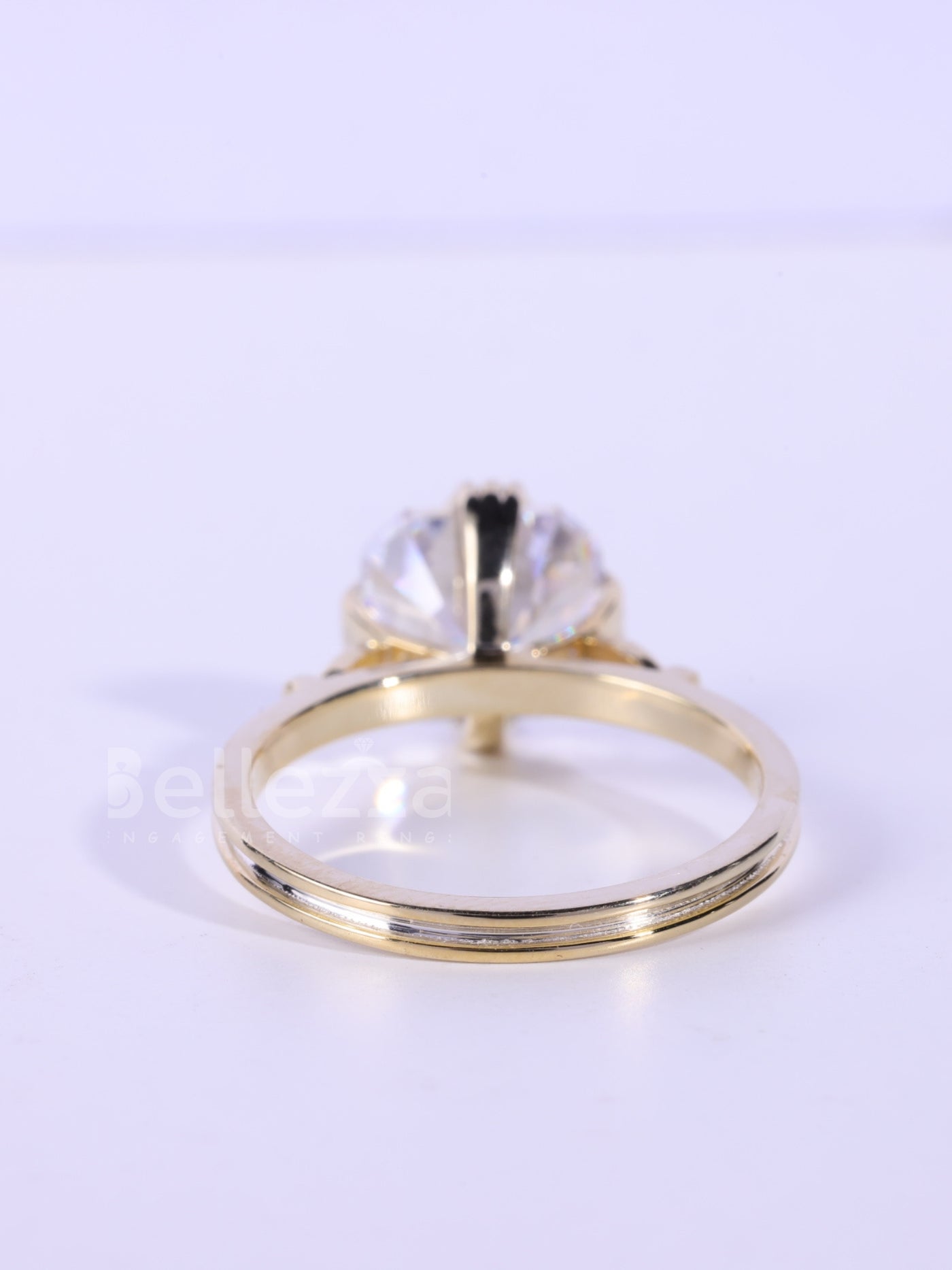 3.0CT-4.0CT Asscher Cut DImaond Unique Engagement Ring