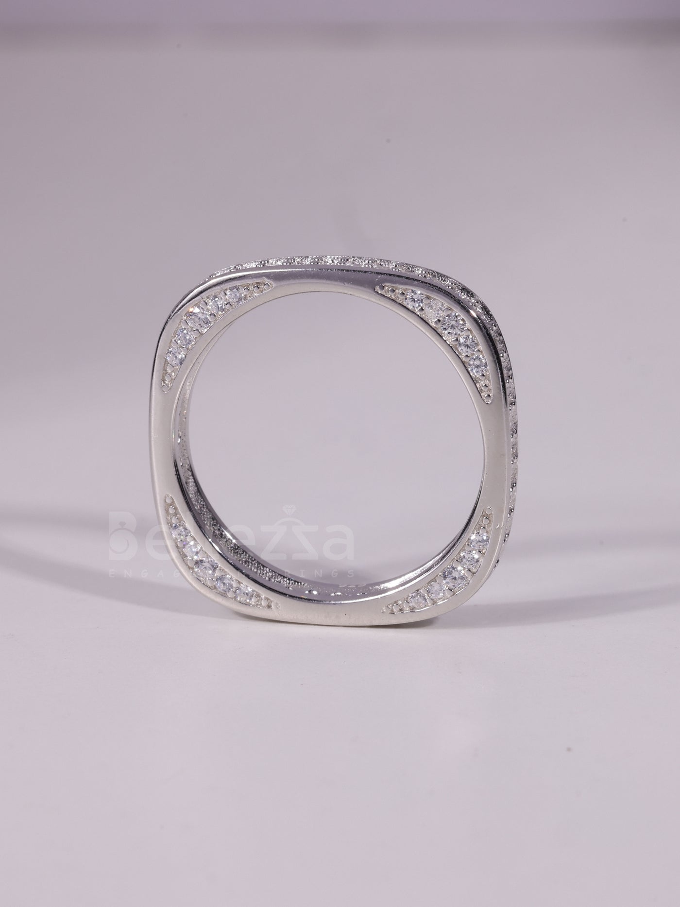 0.50TCW Round Cut Unique Eternity Wedding Band For Her