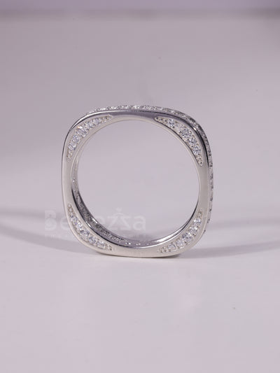 0.50TCW Round Cut Unique Eternity Wedding Band For Her