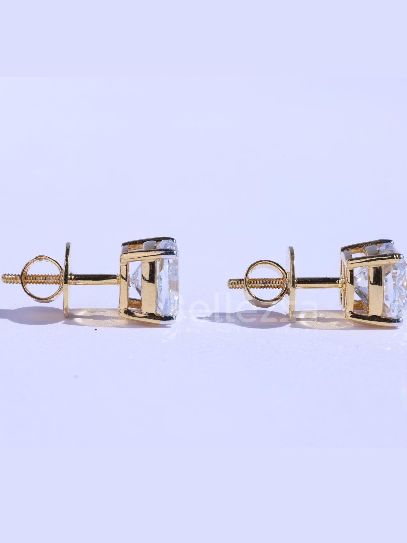 Cushion Cut Diamond Moissanite Stud Earrings For Her