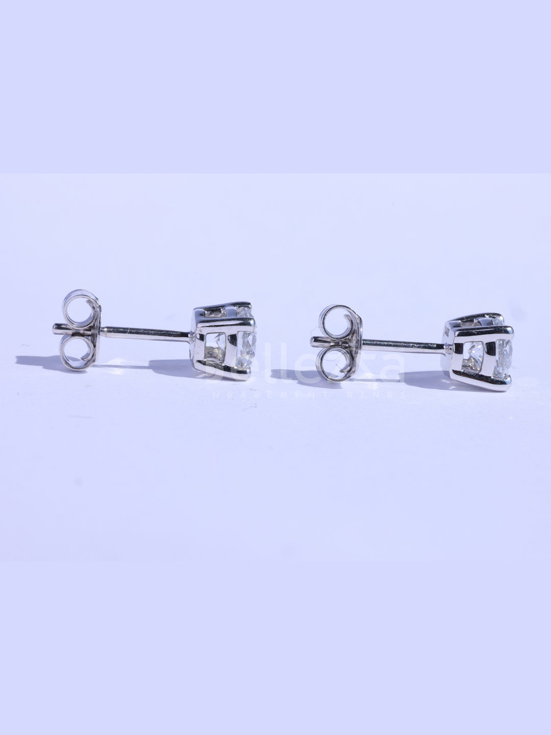 1.0TCW Round Cut Diamond Moissanite Daily Wear Stud Earrings