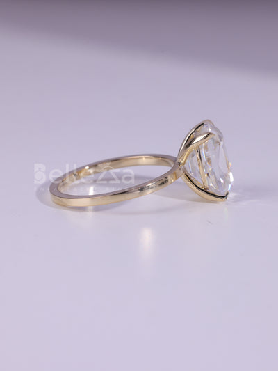 1.50CT Elongated Cushion Cut Solitaire Engagement Ring