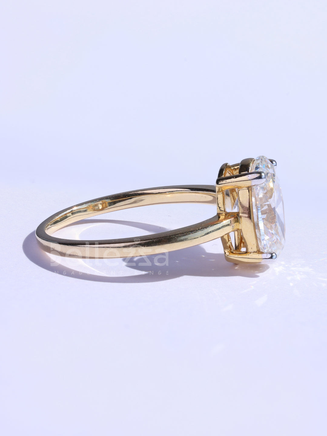 1.50CT Oval Cut Solitaire Diamond Moissanite Timeless Engagement Ring