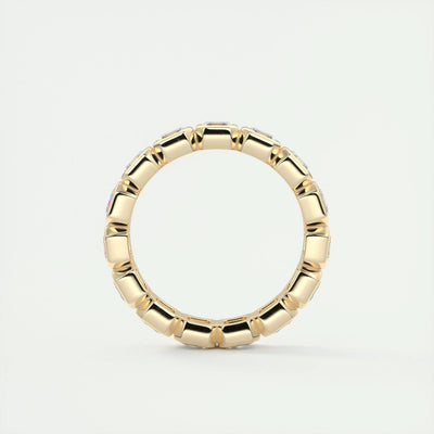 asscher-cut-full-bezel-moissanite-bridal-wedding-band