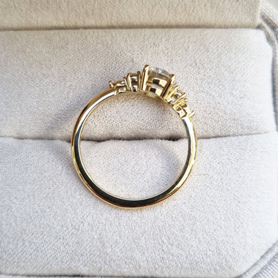 0.70 CT Round Pave Lab Grown Diamond Engagement Ring- Specailly Reserved for Stephen