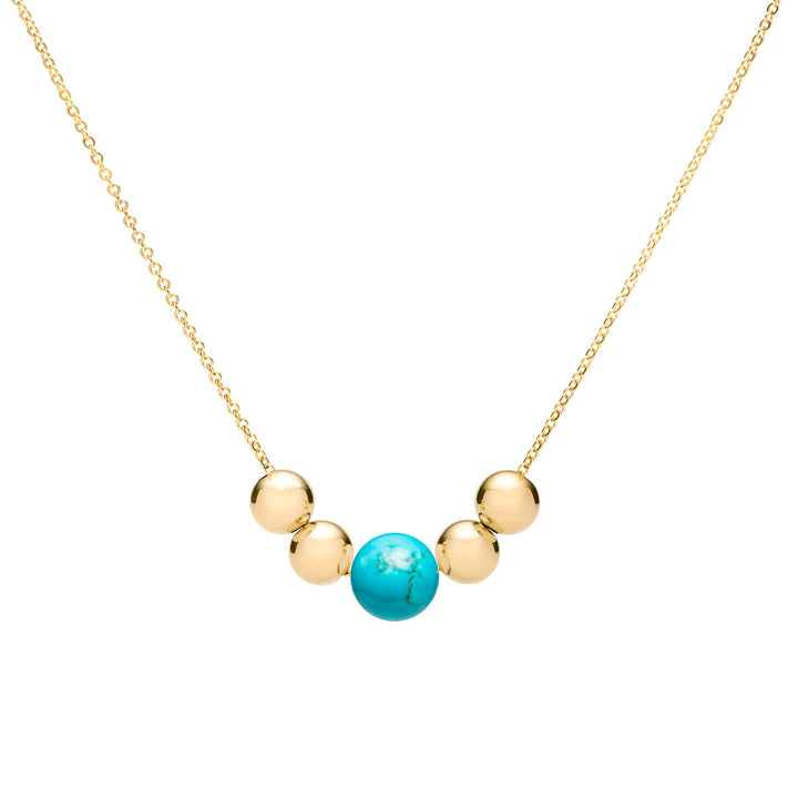 1.0CT Round Cut Topaz Moissanite December Birthstone Necklace