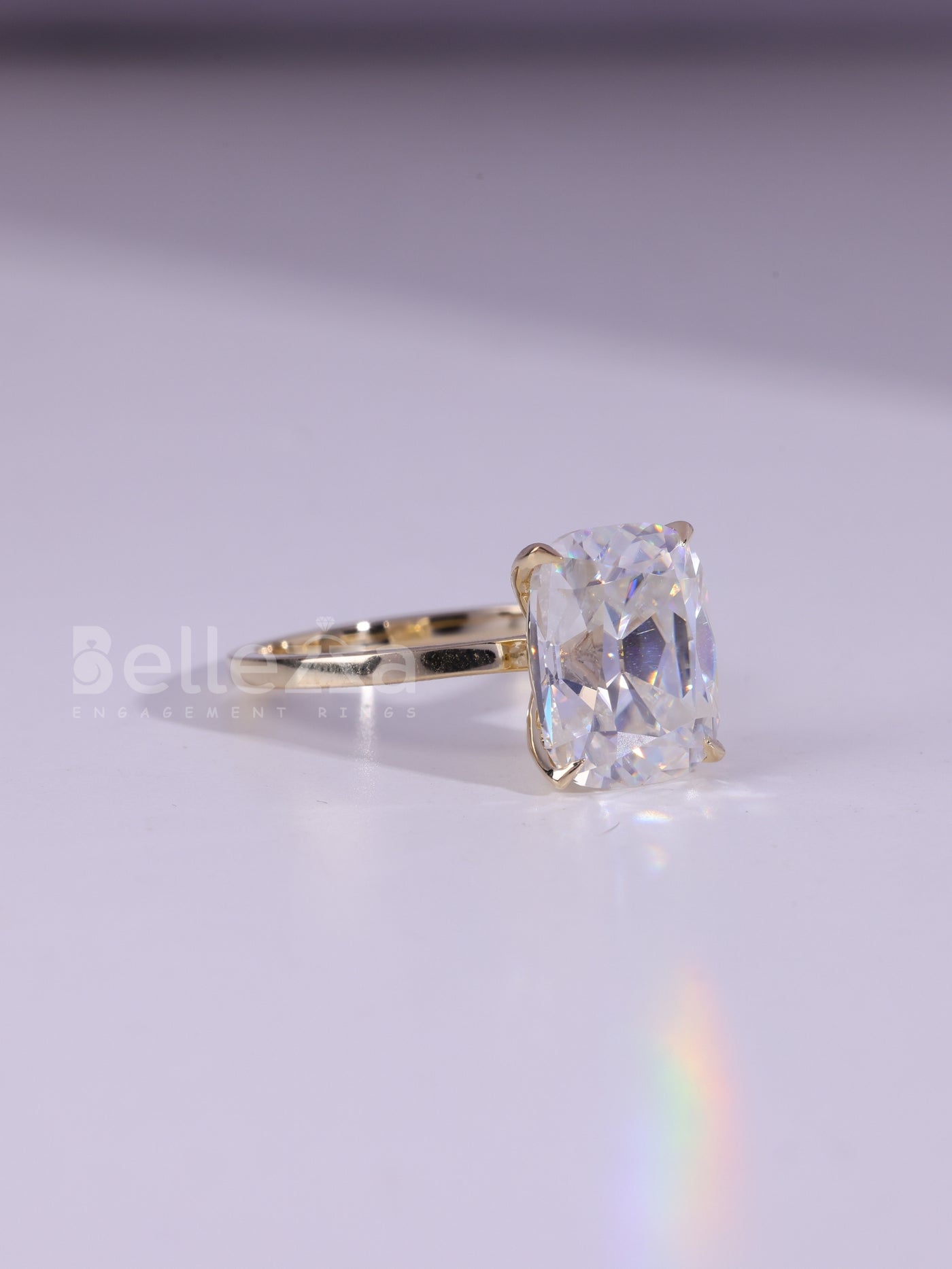 1.50CT Elongated Cushion Cut Solitaire Engagement Ring