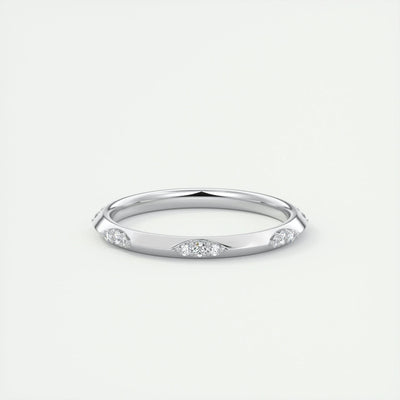 round-cut-flush-moissanite-bridal-wedding-band